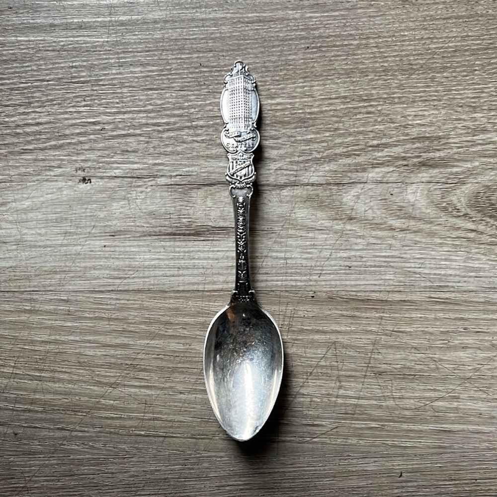 Seattle Union Savings Trust Company Antique Silver Plated Spoon